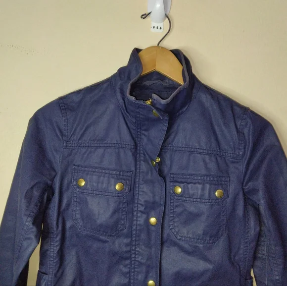 J. Crew Downtown Field Utility Military Relaxed boyfriend fit Jacket Siz…